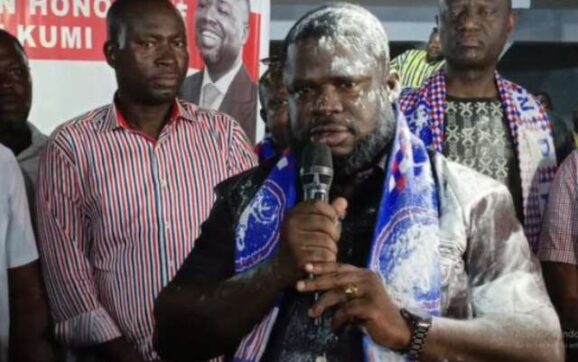 NPP Primaries: Kwame Asumadu Advocates Peaceful, United Party in Akwatia