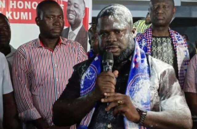 NPP Primaries: Kwame Asumadu Advocates Peaceful, United Party in Akwatia
